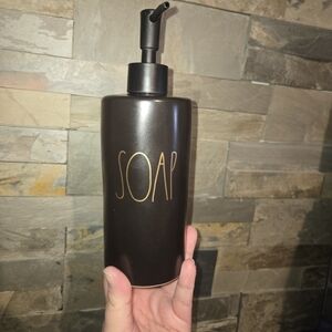 Rae Dunn Black Soap Dispenser